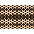 thumbnail image 1 of Ahgly Company Machine Washable Indoor Rectangle Transitional Black Brown Area Rugs, 2' x 4', 1 of 7