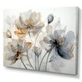 thumbnail image 2 of Designart "Graceful Grey-White Tulip Elegance I" Tulips Canvas Prints, 2 of 7