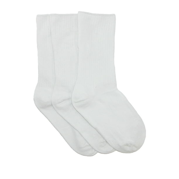 Jefferies Socks - Kids' Cotton Seamless Toe Casual Crew Sock (Pack of 3 ...