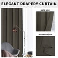 thumbnail image 5 of Easy-Going Blackout Curtains, Taupe, 52 x 108 inch, 5 of 7