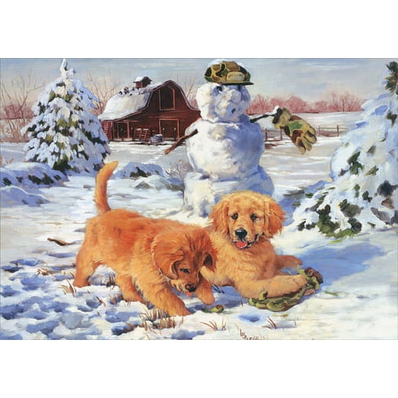 LPG Greetings Hiding the Evidence Dog Holiday Card (1 card/1 envelope)