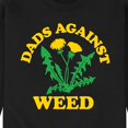 thumbnail image 3 of Instant Message - Dads Against Weed - Men's Crew Neck Fleece Pullover, 3 of 6