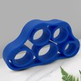 thumbnail image 4 of Banda De Resistencia De Muñeca Banda de agarre de mano de 5 dedos de silicona para entrenamiento de gimnasia (azul zafiro 8.8LB) Likrtyny  Para Estrenar, 4 of 9