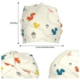 thumbnail image 2 of Xecao colorful Squirrel Nuts Print Knit Hat,Winter Beanie for Men Women, Beanie Soft Warm Ski Stocking Cuffed Cap, 2 of 7