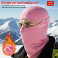 thumbnail image 3 of Unisex Winter Outdoor Thermal Cycling Ski Hood Bike Motorcycle Liner Full-Face Windproof Cold-Weather Mask Outdoor Face Cover Neck Warmer Upgraded Version with Eyeglass Holes Hat for Outdoor Cycling, 3 of 17