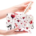 thumbnail image 4 of LOVE PVC Waterproof Travel Pouch with Zipper, Lightweight, Large Capacity, Printed Design - Suitable for Ladies and Girls Out & about, 4 of 6