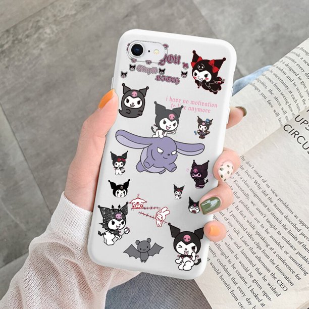 Funda de silicona suave para iphone, carcasa con diseño de Kuromi Melody, Sanrio, para iphone 7, 8 Plus, SE 2020, SE2020 Fivean unisex