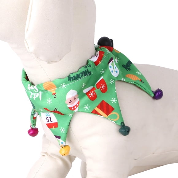 Christmas Pet Collar Adjustable: Dog Bandana Pet Costume Scarf Cat Bib for Party