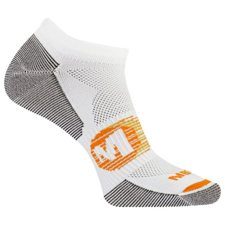 

Merrell Men s and Women s Trail Runner Lightweight No Show Sock with Arch Support and Blister Prevention 1 Pair Pack White Shoe Size: 10-13