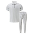 thumbnail image 1 of The Best-Selling Spring And Summer New Men's Solid Color Waffle Collar Zipper Suit Outdoor Sports Golf Men Pants Clothing S black|https://ae01.alicdn.com/kf/S9c69ee51c33842d7946684313af078bbc.png, 1 of 5