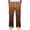 Brown, variant on Men's Lightweight Color Block Cargo Jogging Pants Gradient Multi Pocket Outdoor Hiking Casual Slacks Orange S
