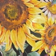 thumbnail image 4 of Coolnut Sunflowers Summer Shower Curtain Bathroom Decor Watercolor Shower Curtain Sets Fabric Cloth Bathroom Curtains with Hooks 72x72 Inch, 4 of 5