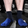 thumbnail image 5 of Unisex Five-Toe Sports Socks - Perfect for Running and Daily Wear 3 Pairs, 5 of 7