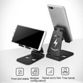 thumbnail image 5 of Folding Antiskid Silicone Pad Tablet Mobile Phone Stent Bracket Holder,Black, 5 of 8
