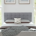 thumbnail image 4 of Costway Full/Queen Size Headboard Linen Fabric Upholstered Button Tufted Solid Wood Leg, 4 of 10