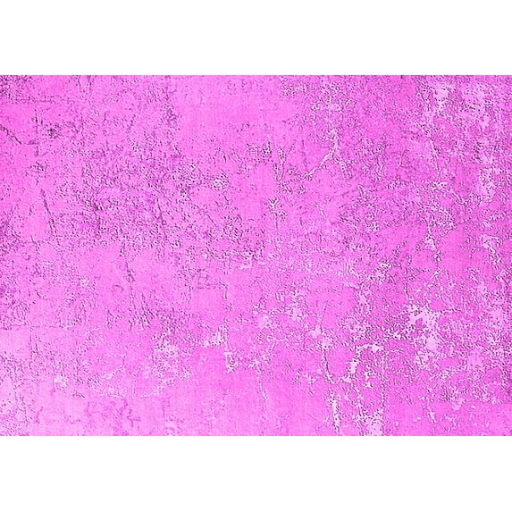 Ahgly Company Indoor Rectangle Oriental Pink Industrial Area Rugs, 7' x 10'