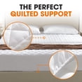 thumbnail image 4 of Cheer Collection Quilted Hypoallergenic Fitted Mattress Pad, 4 of 5