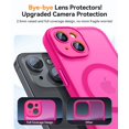 thumbnail image 3 of Funda magnética CANSHN para iPhone 15 6.1 - Rosa intenso, 3 of 7
