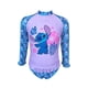 thumbnail image 1 of Traje de Baño para Niña Stitch Talla 10 Estampado Manga Larga 2 Piezas Multicolor, 1 of 4