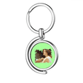 thumbnail image 1 of Primavera de Sagitario, rey de la agricultura Rotating keychain Metal Keyring Holder, 1 of 2