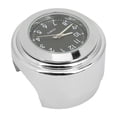 thumbnail image 2 of Reloj de motocicleta resistente al agua, reloj con esfera de bicicleta cromado para manijas de 7/8 pulg.-1 pulg., 2 of 8