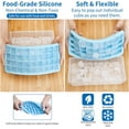 thumbnail image 3 of Ice Cube Tray with Lid, Food-Grade Ice Cube Moulds, Release All Ice Cubes in One Second, Reusable 48 Ice Cube Tray(White), 3 of 5