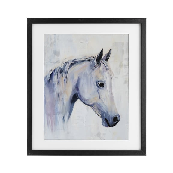 Stupell Industries Majestic Spirit Horse Portrait Black Framed Print Under Glass, design by Svetlana Aleynikova