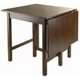 thumbnail image 2 of Winsome Wood Lynden Drop-Leaf Dining Table, Walnut Finish, 2 of 2