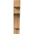 thumbnail image 2 of Ekena Millwork 6"W x 28"D x 32"H Westlake Block Rough Sawn Bracket, Western Red Cedar, 2 of 25