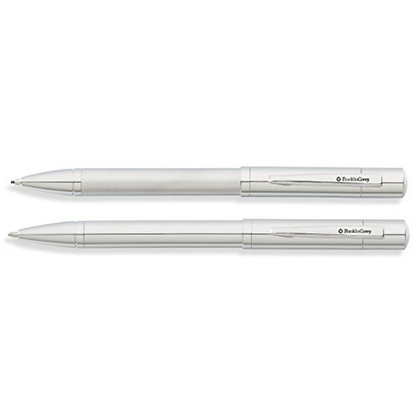 Franklin Covey Greenwich Chrome Ballpoint Pen & 0.9mm Pencil Set