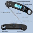 thumbnail image 7 of DAYBETTER Digital Food Thermometer, with Bottle Opener, Instant Read Meat Thermometer with Long Probe, for Cooking Bread Baking Liquids Candy Kitchen BBQ, 7 of 7