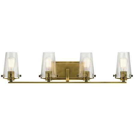 

Kichler 45298 Alton 4 Light 34 Wide Bathroom Vanity Light - Brass