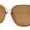 Beige Brown, variant on Womens Inset Lens Horn Rim Plastic Oversize Sunglasses All Black