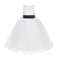 thumbnail image 2 of Ekidsbridal Ivory Floral Lace Junior Flower Girl Dress Christening Baptism Gown for Church Toddlers Formal Evening LG7noFT 1, 2 of 3