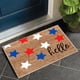 thumbnail image 1 of Felpudo de bienvenida del Día de la Independencia | Alfombra antideslizante de poliéster para interior y exterior de 60 x 40 cm | Decoración navideña | Tapete rascador para puerta de entrada, gar, 1 of 5