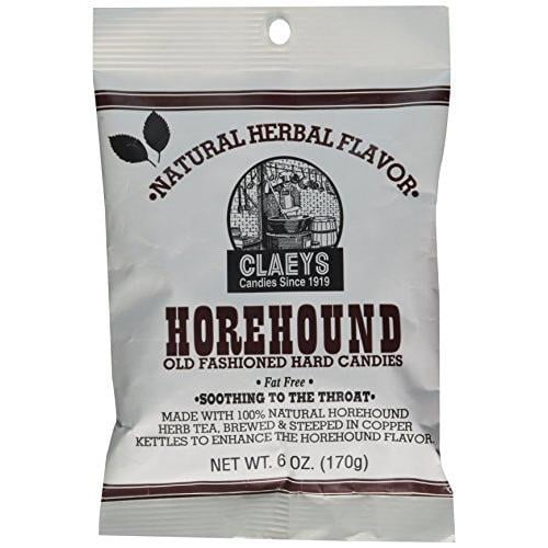 Claey's Old Fashioned Horehound Hard Candies, 6 Oz