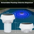 thumbnail image 5 of Xecessory Solar Pool Chlorine Floater with RGB Light, Remote Control Floating Pool Dispenser Holds 4 x 3in Tablets, Adjustable Release Floating Chlorinator for Hot Tub, Spa, 5 of 8