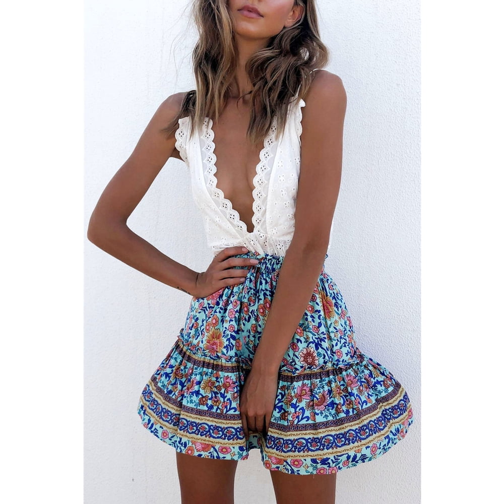 boho summer skirt