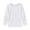 White, variant on OSOLU Toddler Girls Long Sleeve T Shirt Child Crew Neck Tops Girls T Shirt Cozy Dailywear, 3-4 Years