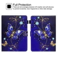 thumbnail image 3 of Universal Case for 7.9-8.7 inch Tablet, GSFY Stand Folio Protective Cover for 7.9/8.0/8.3/8.4/8.7 inch Touchscreen Tablet with Multiple Viewing Angles Document Card Pocket - Cobalt, 3 of 7