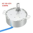 thumbnail image 5 of Uxcell Synchronous Motor 100-127VAC 5-6RMP 50-60Hz 4W Double Flat Shaft CW/CCW, 5 of 5