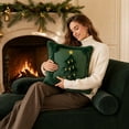 thumbnail image 7 of Christmas Trees Pillow Covers, Decorative Soft Throw Pillows Plush, Winter Holiday Decorative Pillowcase, Embroidered Couch Cushion for Holiday Winter Home Decor Chair Sofa Bedroom Living Room, 7 of 7