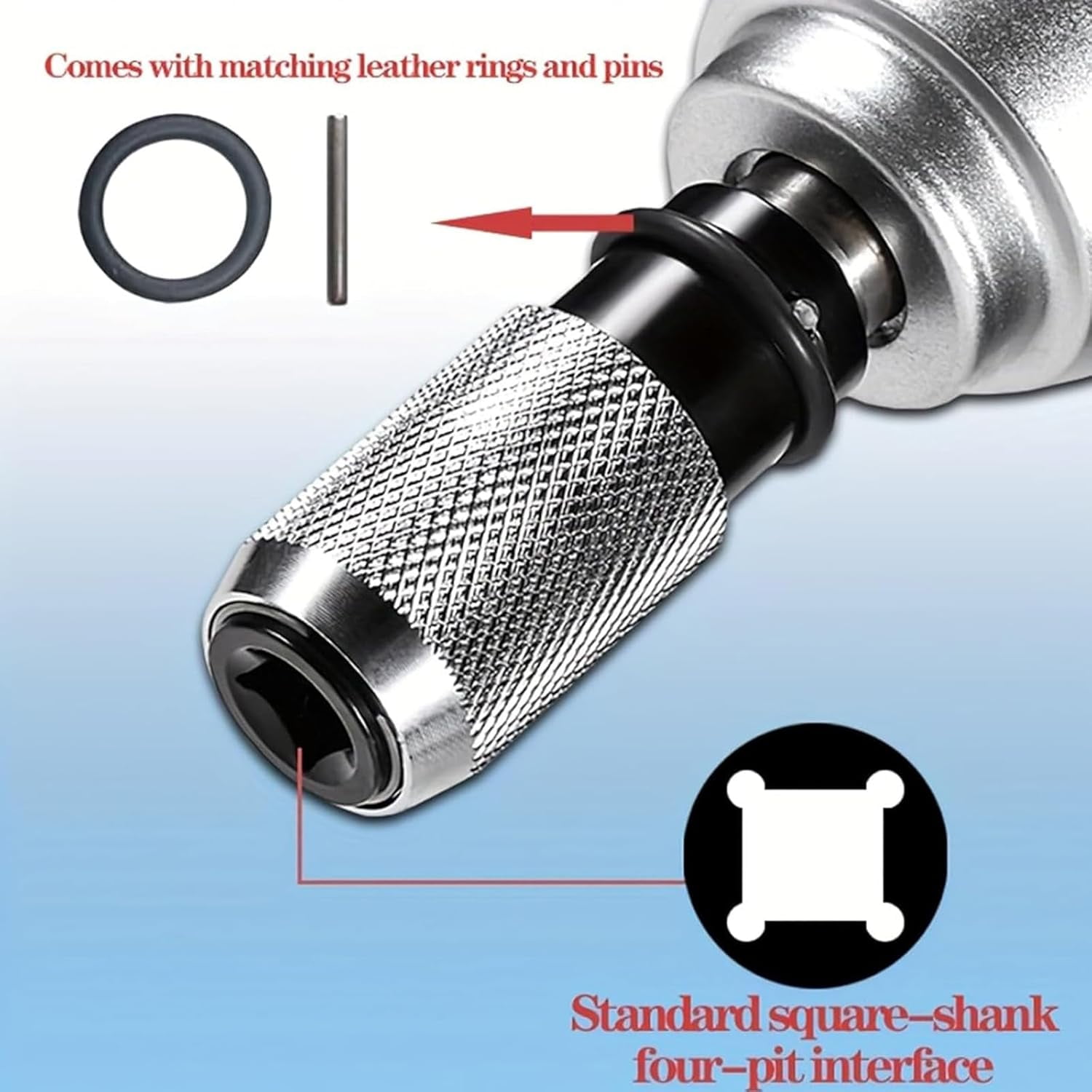 Electric Hammer To Drill Converter, Rotary Hammer Adapter with 4 Impact Drill Bits Set for Concrete Brick Stone Drilling