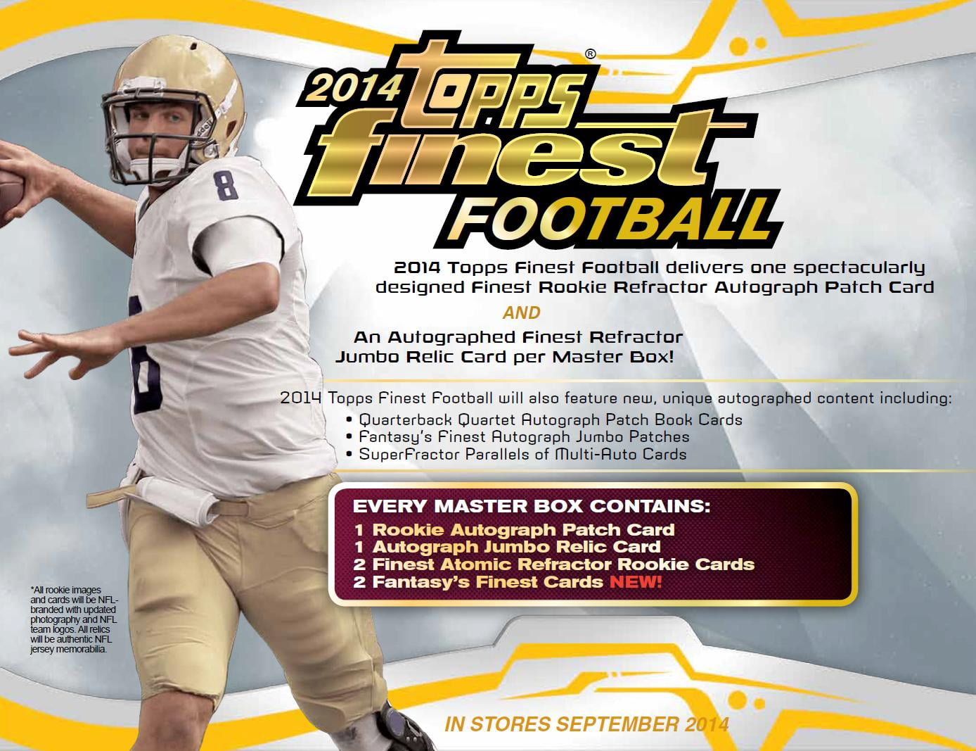 2014 Topps Finest Football FIN14FB