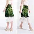 thumbnail image 4 of Tropical Plants Chic Chiffon Women's Beach Dress and Skirt Set for Sunny Days, 4 of 6