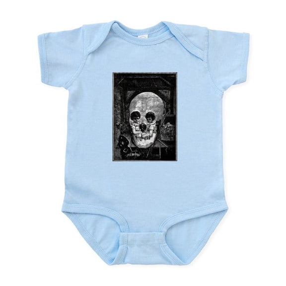 CafePress - Skull Children Infant Bodysuit - Baby Light Bodysuit, Size Newborn - 24 Months