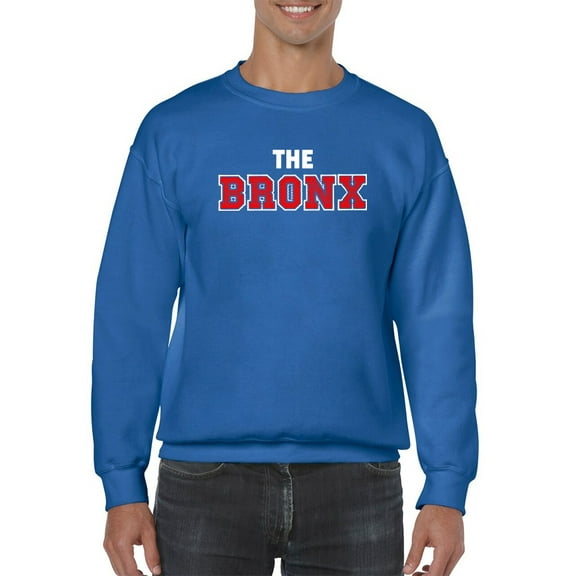 The Bronx Graphic Slogan Sweatshirt Men -GoatDeals Designs, Male x-Large