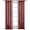 Burgundy, variant on Sheetsnthings Solid Abri Grommet, 50-Inch Wide x 63-Inch Long Panel, Set of 2 Crushed Sheer Curtain Panels, Eggplant