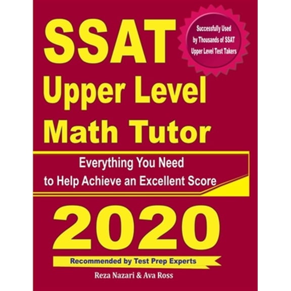 Pre-Owned SSAT Upper Level Math Tutor: Everything You Need to Help Achieve an Excellent Score