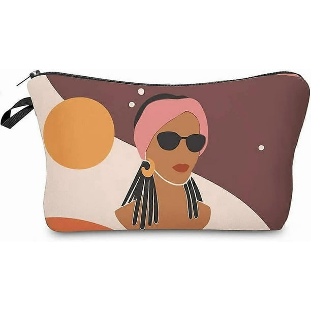 Small Makeup Bag Lady Painting Printed Cosmetic Bag for Purse Womens Pouch Organizer Bags for A Gift (55282)
